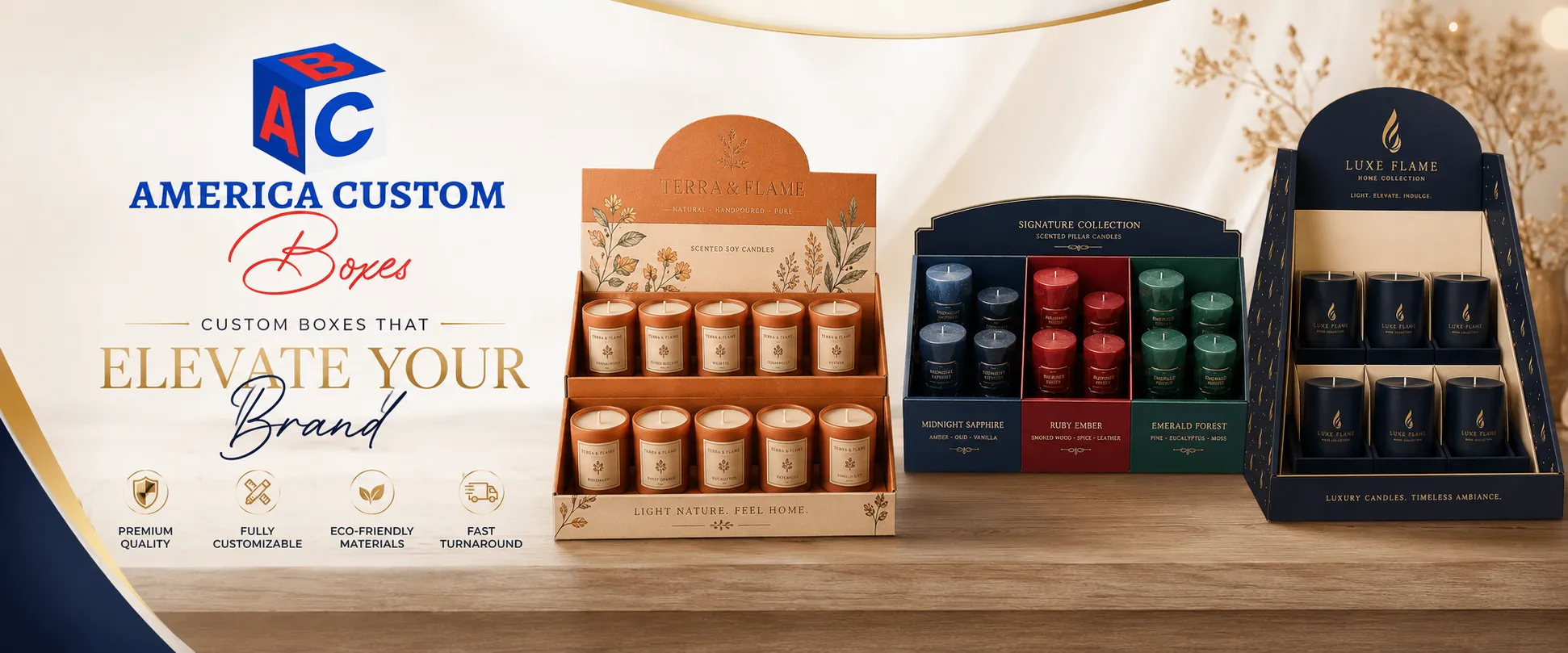 America Custom Boxes Banner 1