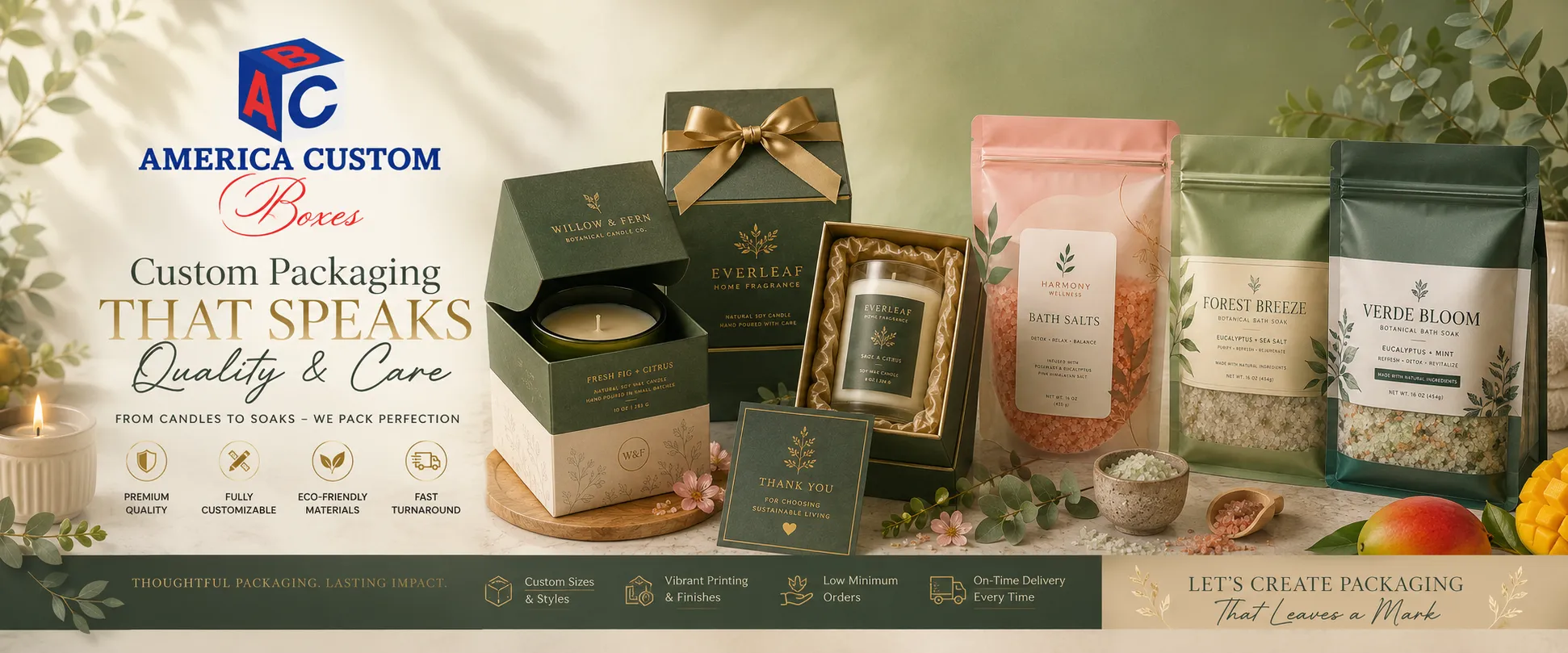 America Custom Boxes Banner 2