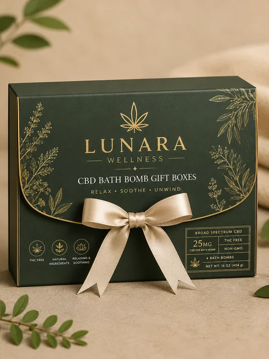 CBD Bath Bomb Gift Boxes