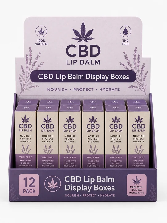 CBD Lip Balm Display Boxes
